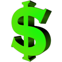 Green Dollar icon